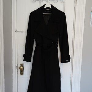 CALVIN KLEIN heavyweight wool trenchcoat - LIKE NEW